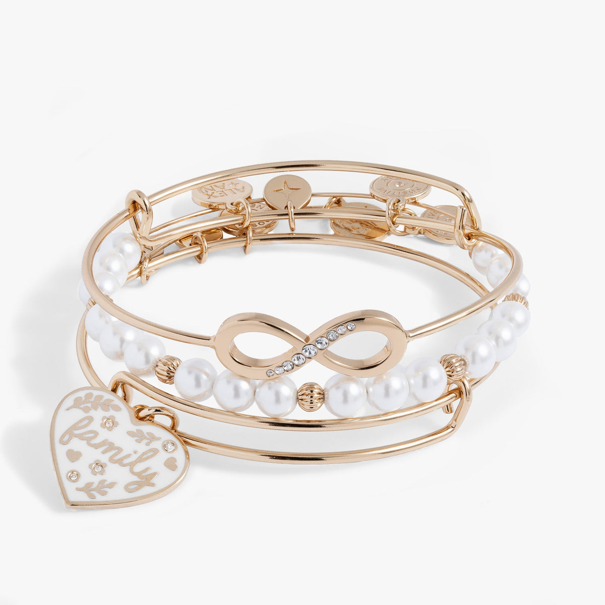 Alex and Ani Family Bangle Set of 3