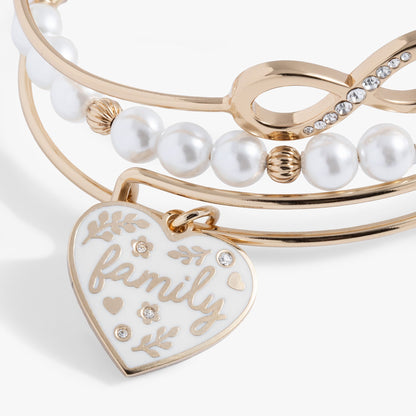 Alex and Ani Family Bangle Set of 3