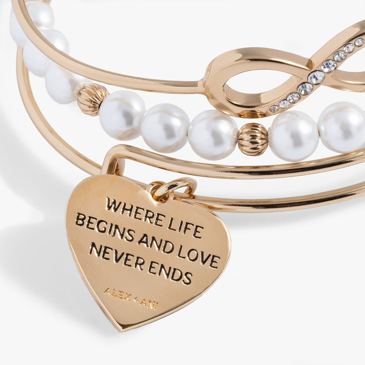 Alex and Ani Family Bangle Set of 3