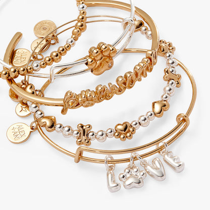 Alex and Ani Puppy Love Bangles, Set of 5