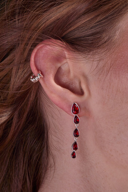 Alex and Ani Vampire Earring Set