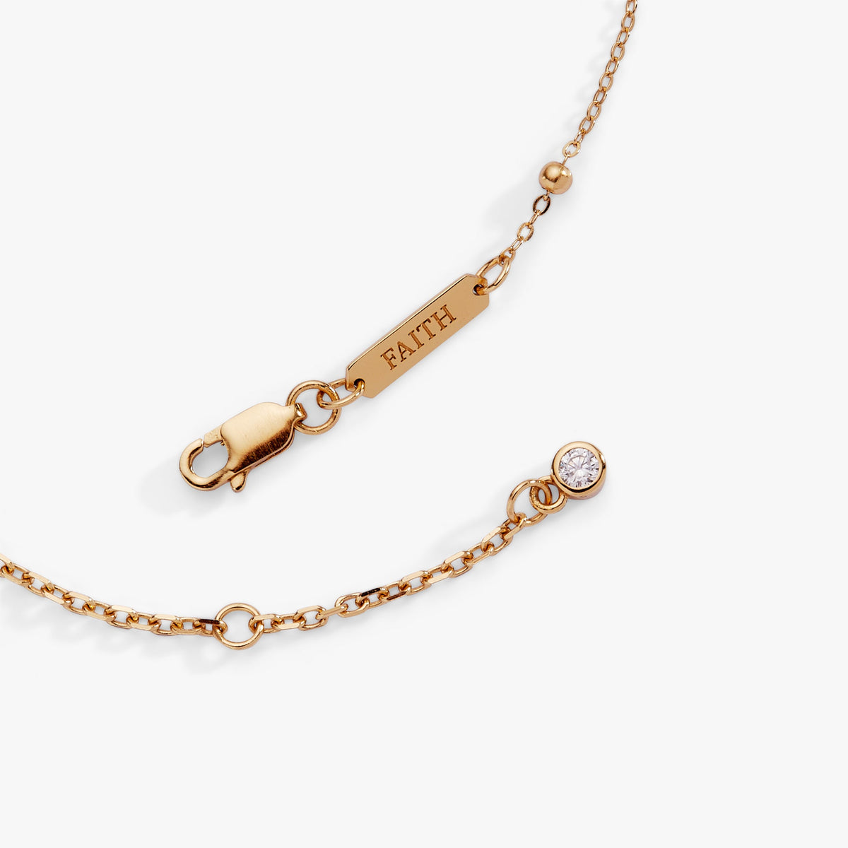 Alex and Ani Cross Delicate Pave Crystal Beaded Strand Bracelet