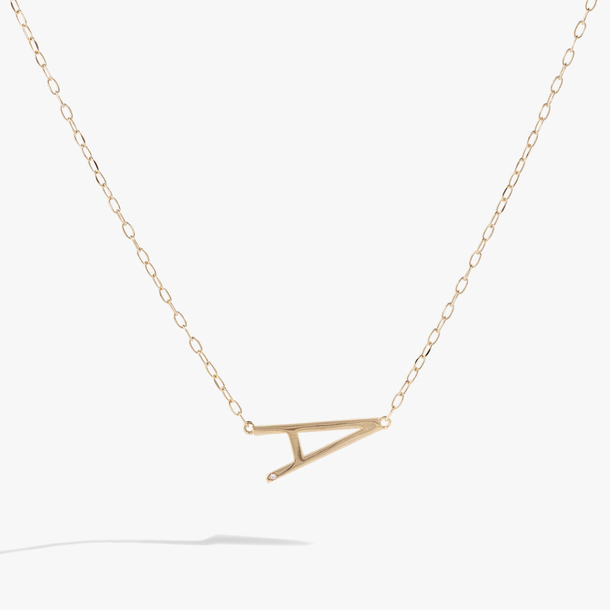Alex and Ani Precious Elongated Initial Necklace A