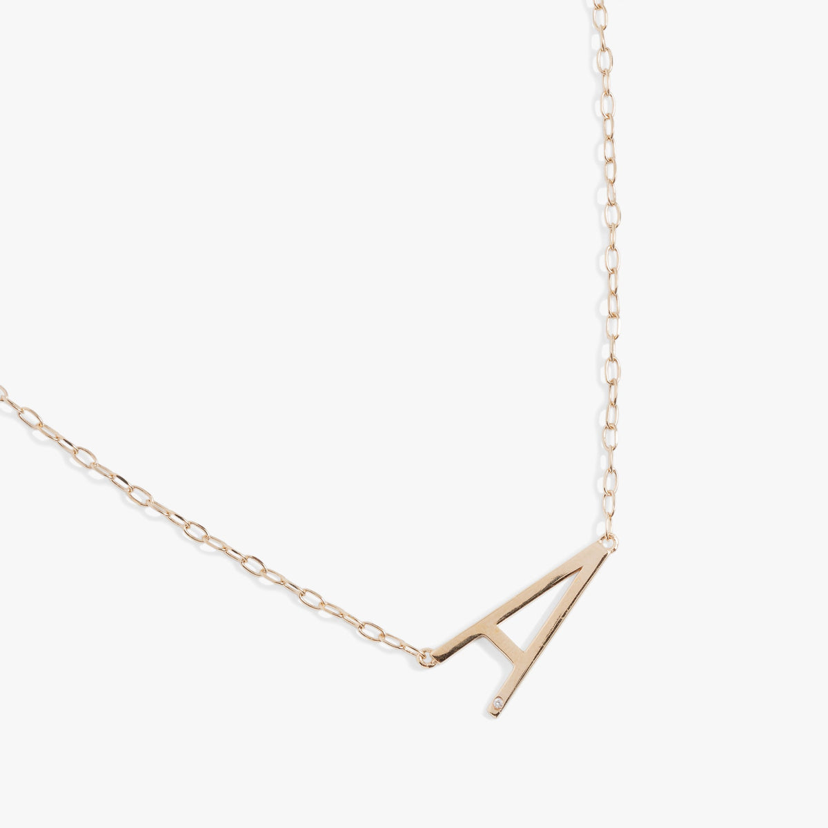 Alex and Ani Precious Elongated Initial Necklace A