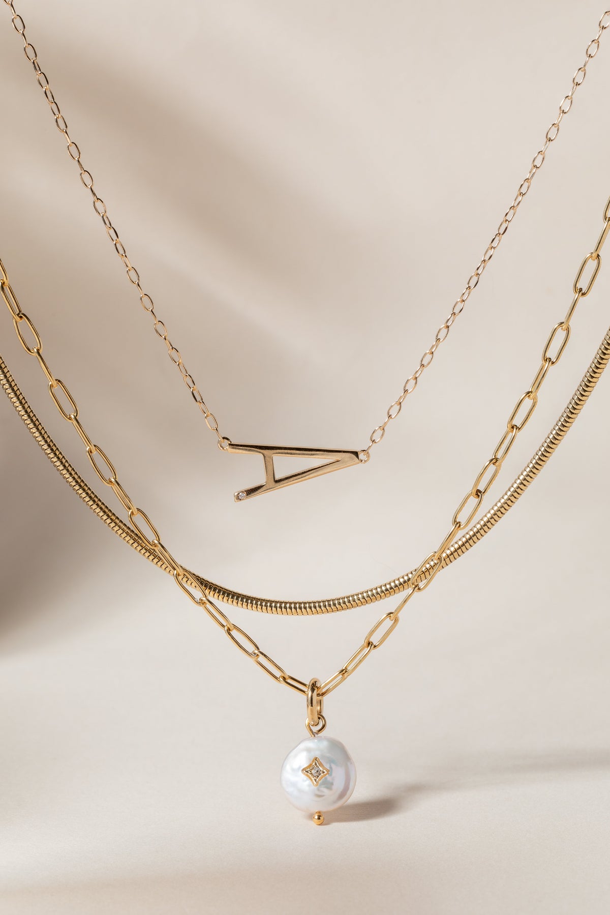 Alex and Ani Precious Elongated Initial Necklace A