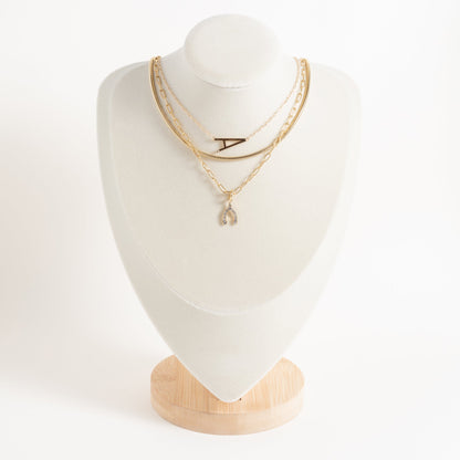 Alex and Ani Precious Elongated Initial Necklace A
