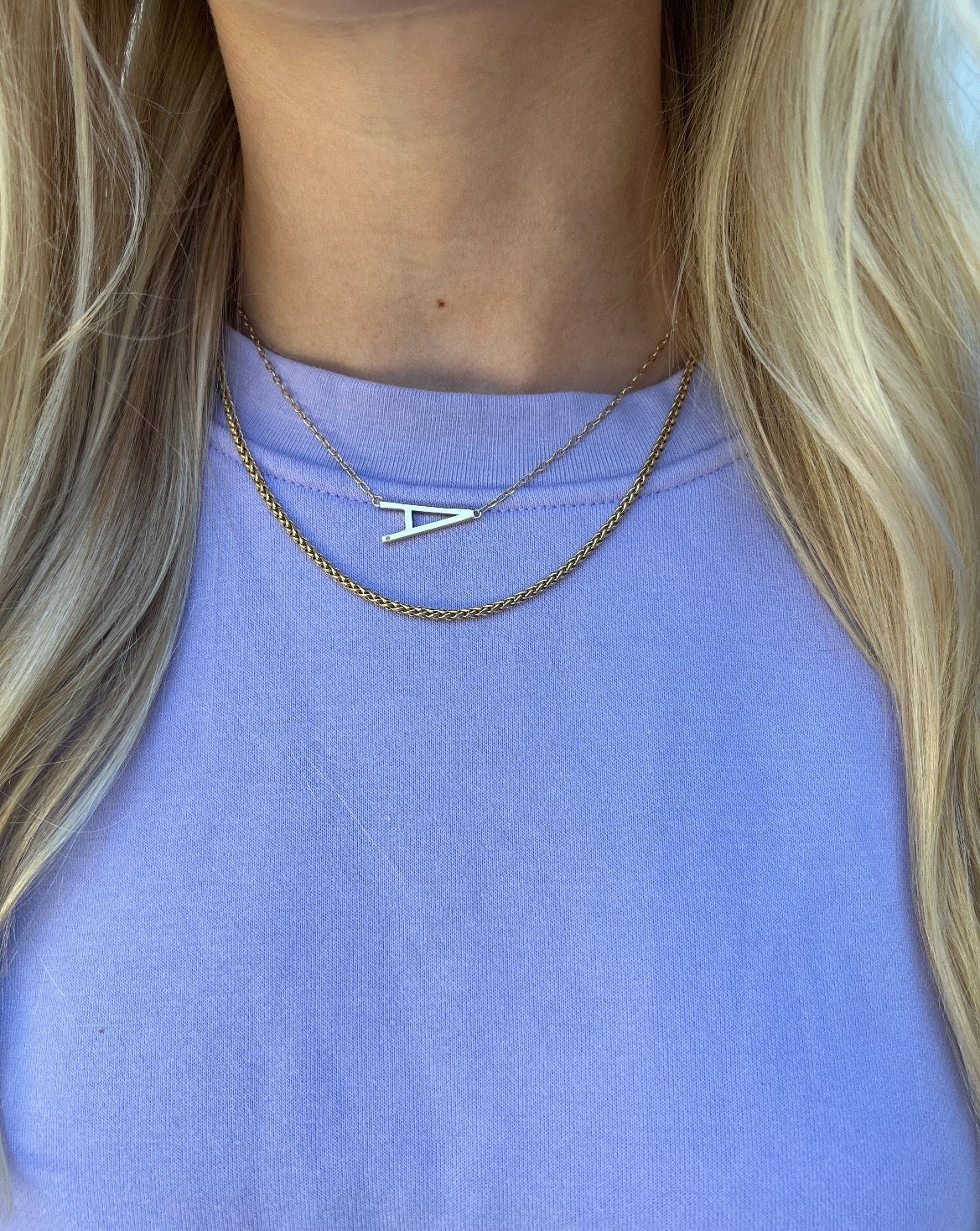 Alex and Ani Precious Elongated Initial Necklace A