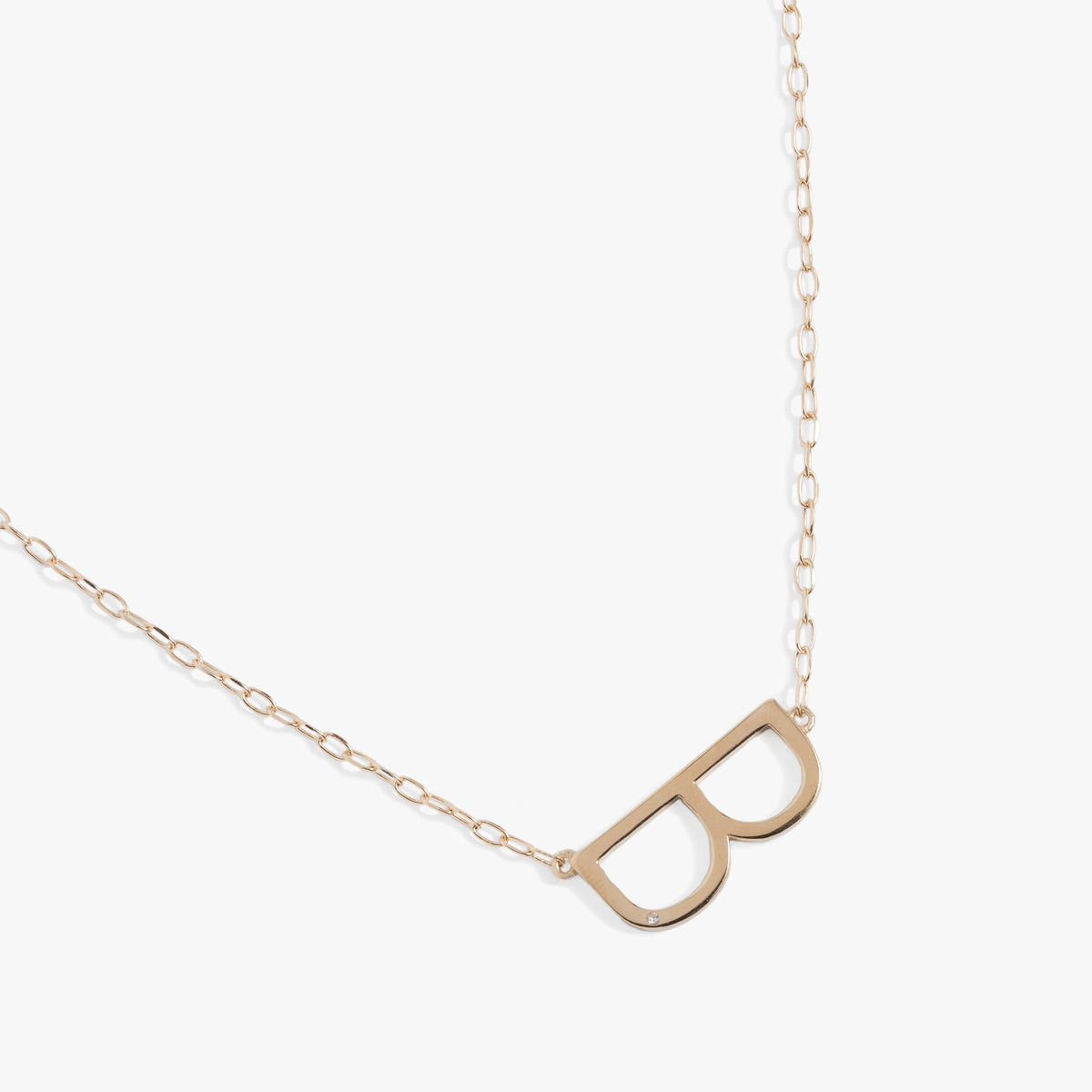 Alex and Ani Precious Elongated Initial Necklace B