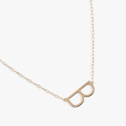 Alex and Ani Precious Elongated Initial Necklace B