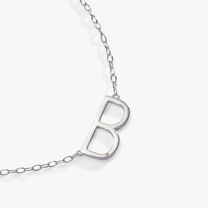 Alex and Ani Precious Elongated Initial Necklace B