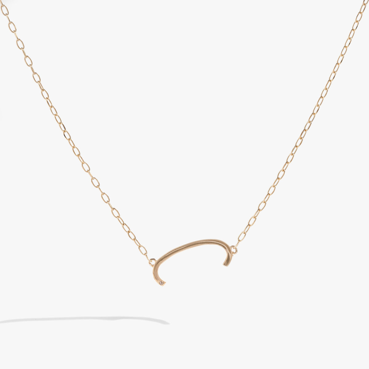 Alex and Ani Precious Elongated Initial Necklace C