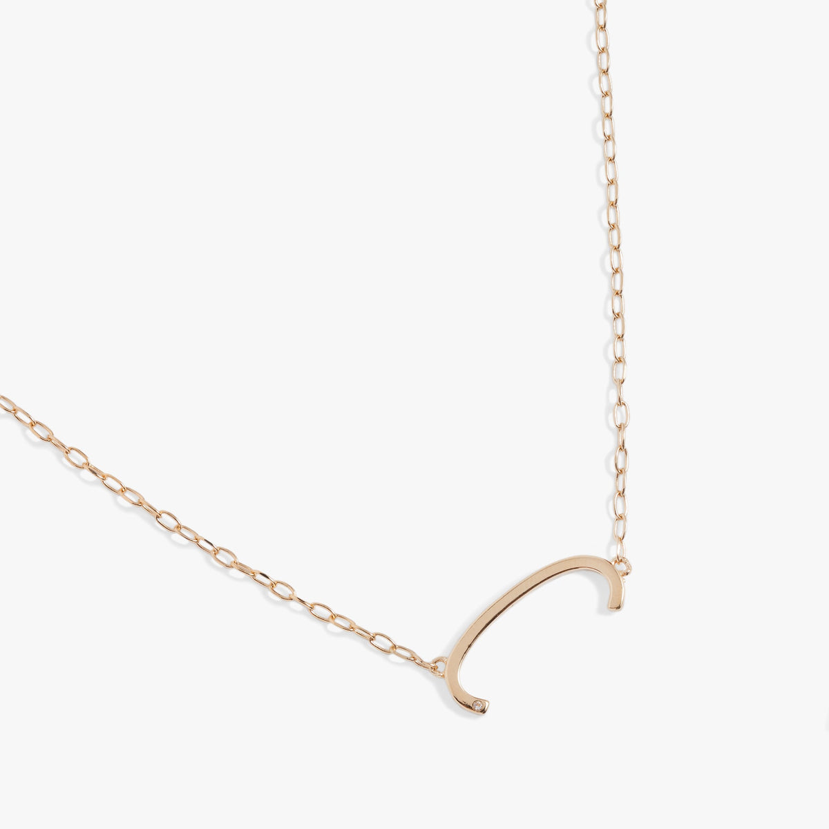 Alex and Ani Precious Elongated Initial Necklace C