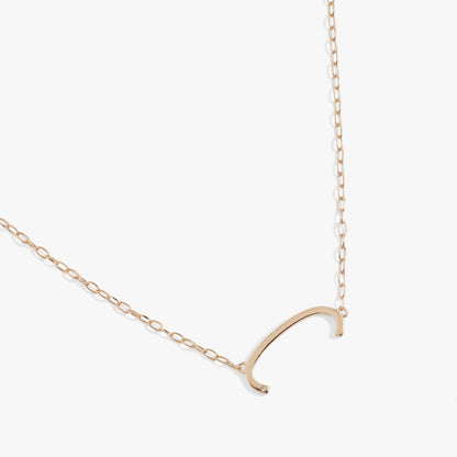 Alex and Ani Precious Elongated Initial Necklace C