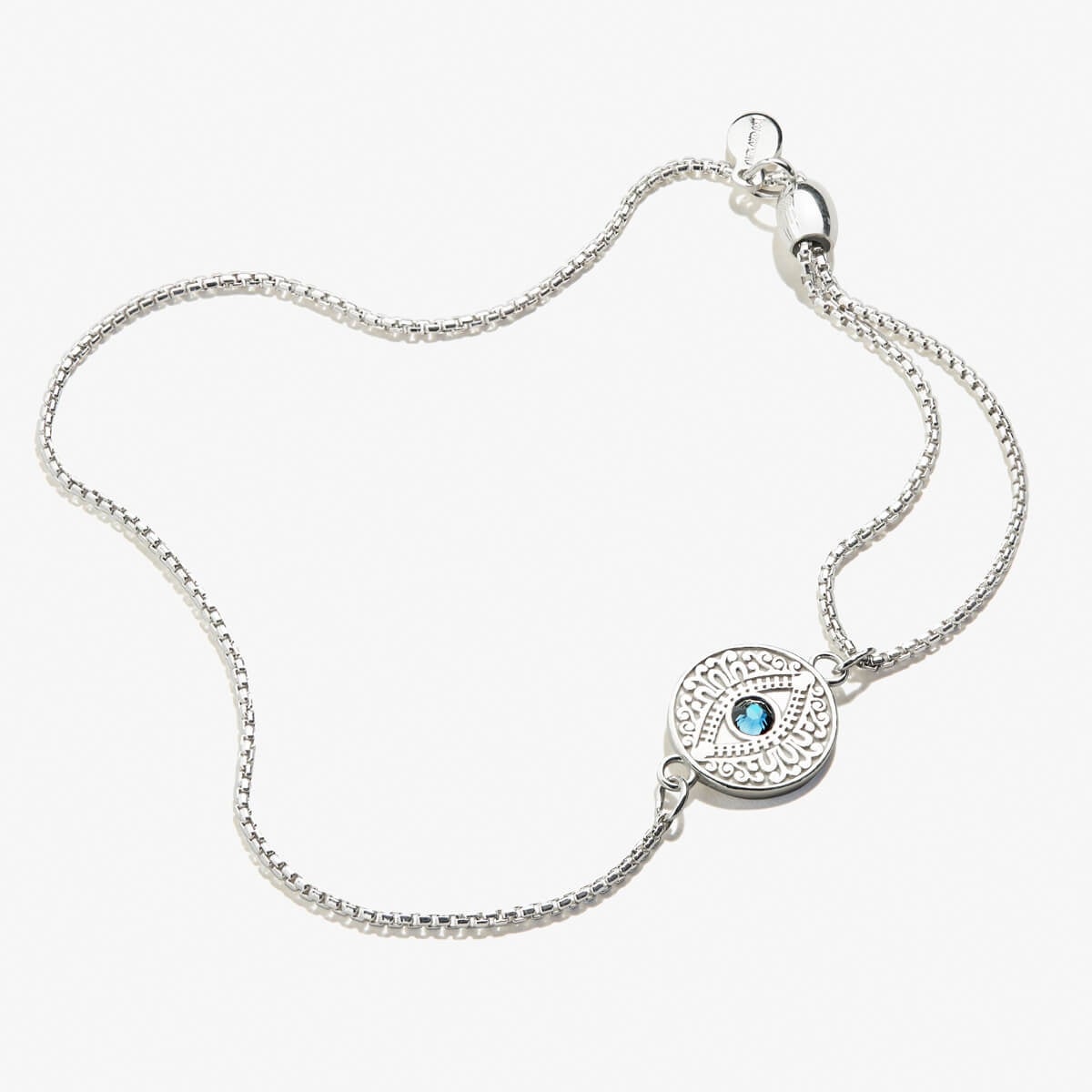Alex and Ani Evil Eye Crystal Pull Chain Bracelet - Alex and Ani