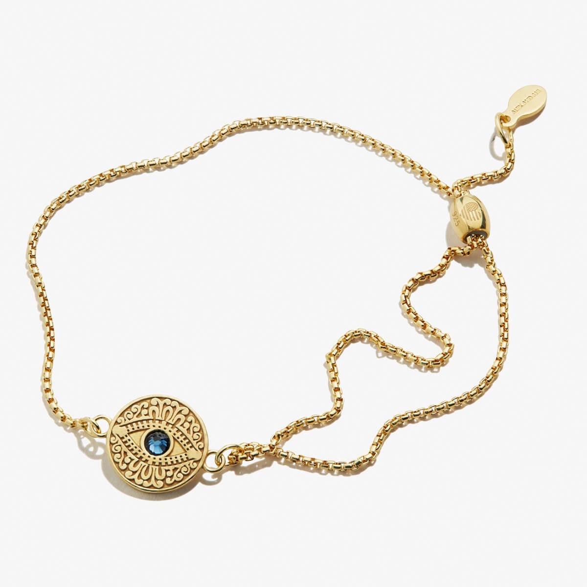 Alex and Ani Evil Eye Crystal Pull Chain Bracelet - Alex and Ani