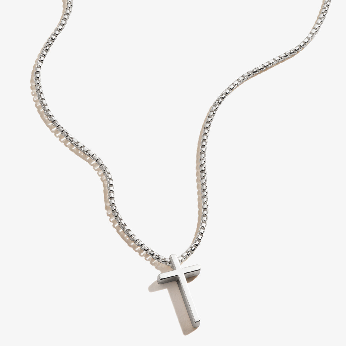 Alex and Ani Cross Necklace, Sterling Silver