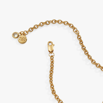 Alex and Ani Star of David Heart Bracelet, 14kt Gold Plated