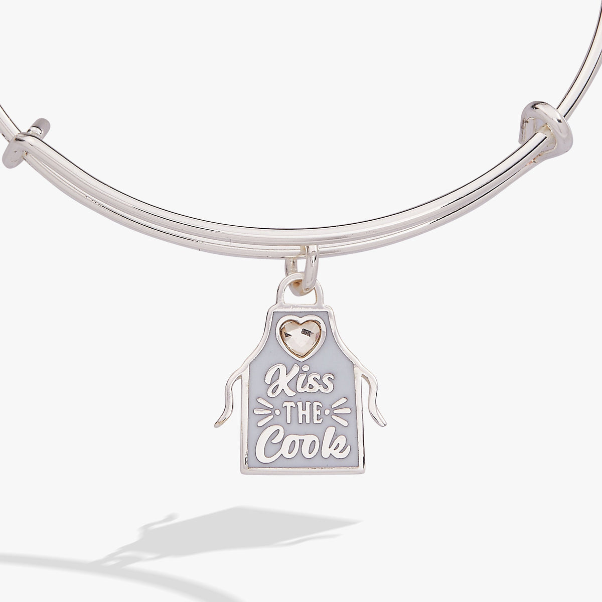 Alex and Ani Kiss The Cook' Apron Charm Bangle