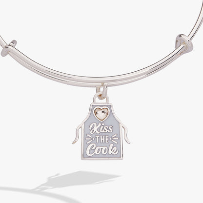 Alex and Ani Kiss The Cook' Apron Charm Bangle