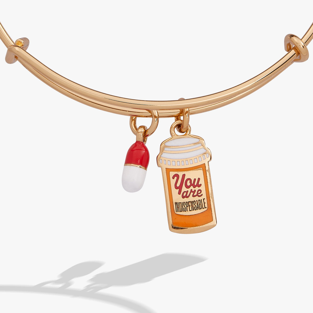 Alex and Ani You Are Indispensable' Pill Bottle Bangle