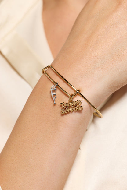 Alex and Ani Thanks For Your Support' Crutch Bangle