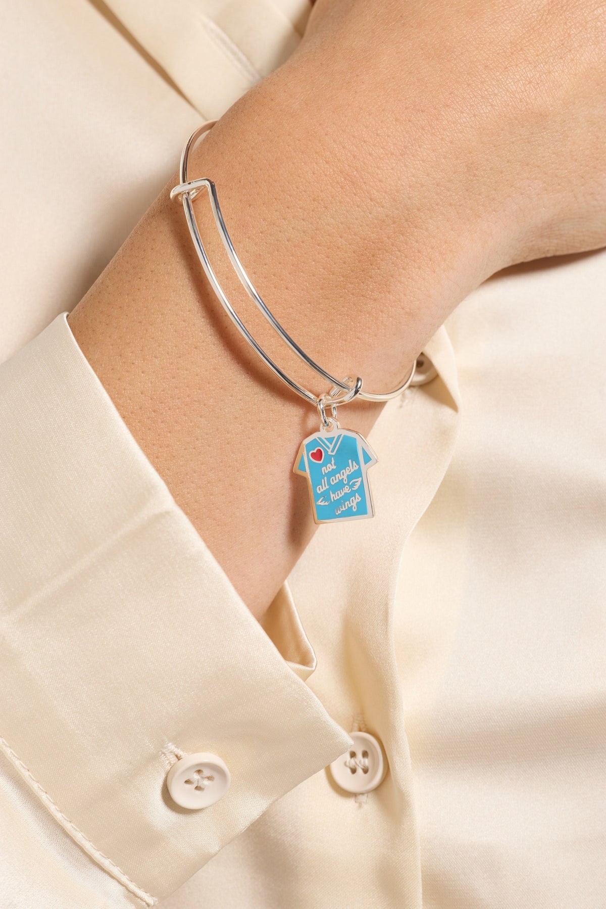 Alex and Ani Not All Angels Have Wings' Scrubs Bangle