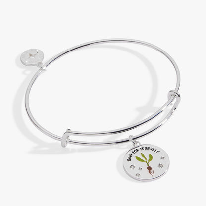 Alex and Ani "Root for Yourself" Charm Bangle