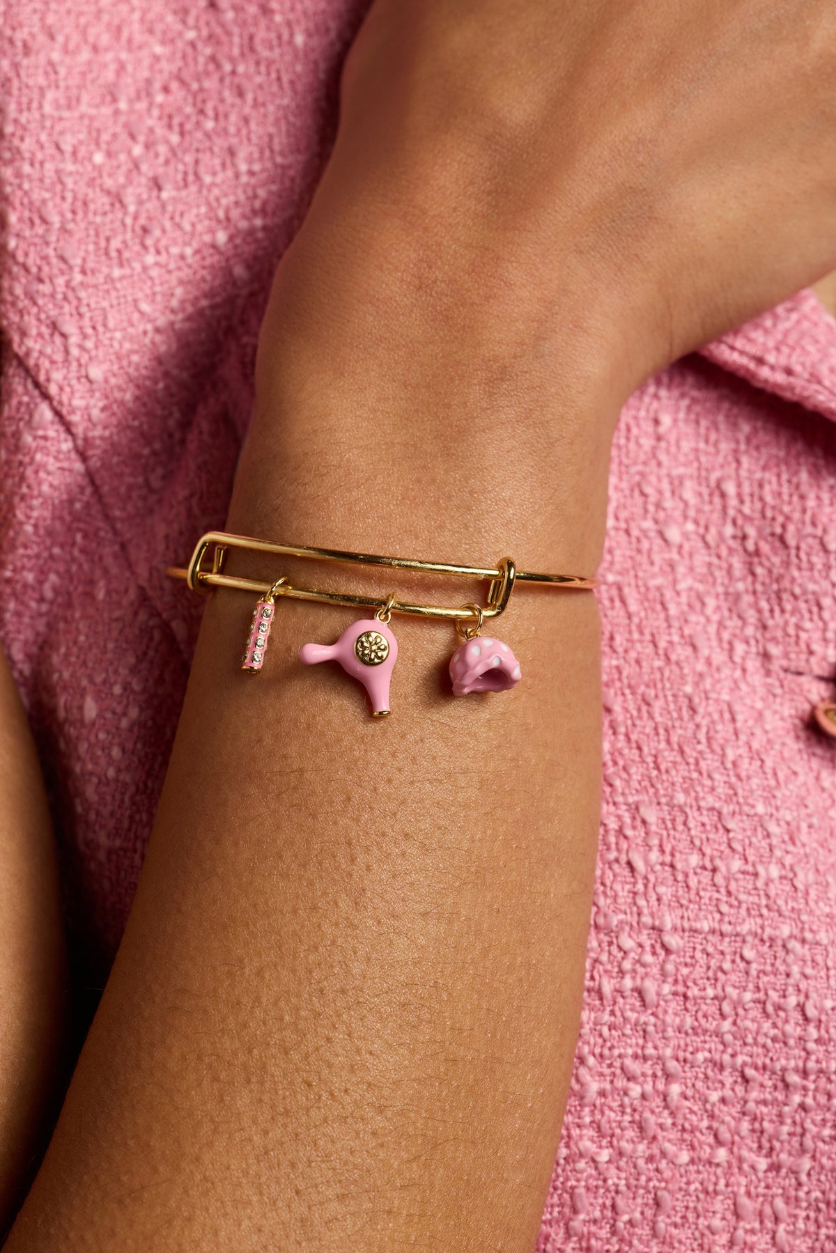 Alex and Ani 60s Hair Dryer Charm Bangle