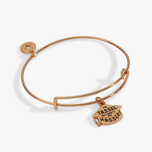 Alex and Ani "The Tassel Was Worth The Hassle" Charm Bangle