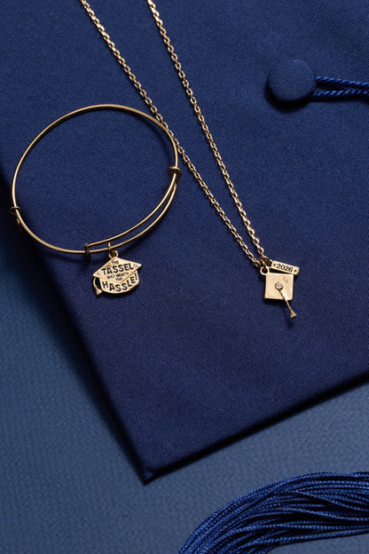 Alex and Ani "The Tassel Was Worth The Hassle" Charm Bangle