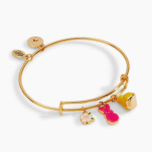 Alex and Ani PEEPS® Chick and Bunny Multi Charm Bangle