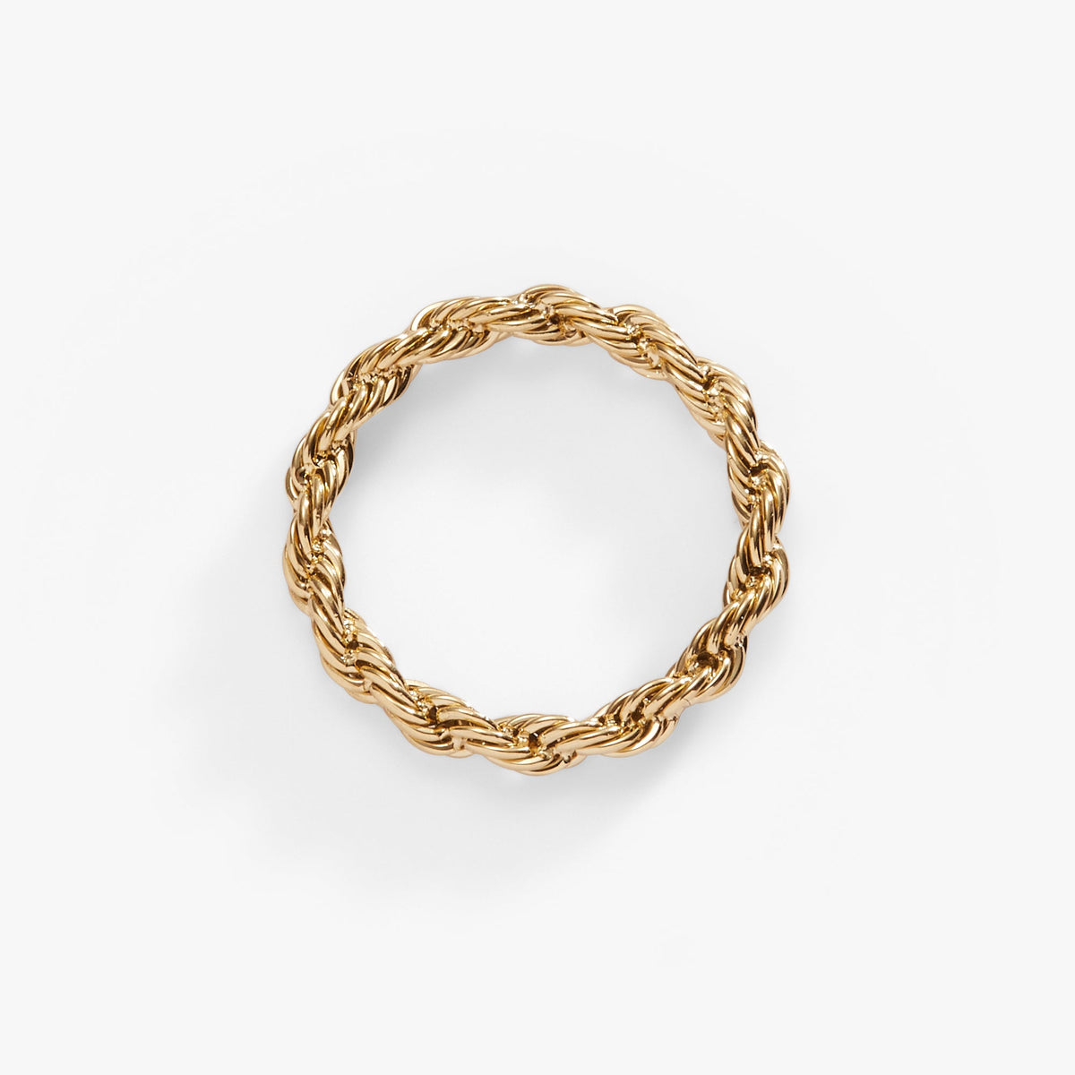 Alex and Ani Frozen French Rope Chain Ring