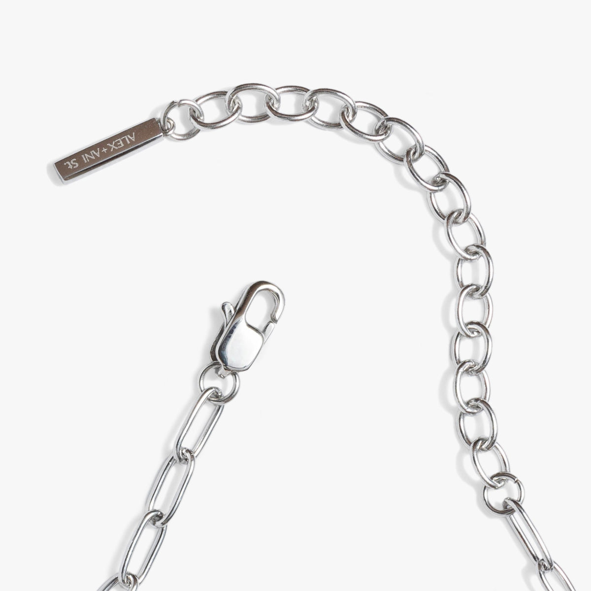 Alex and Ani Paperclip Charm & Layering Necklace