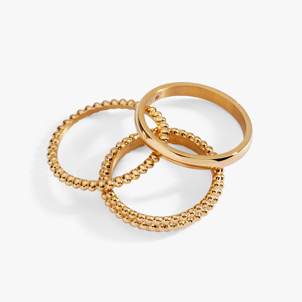 Alex and Ani 3 ring set-ball texture