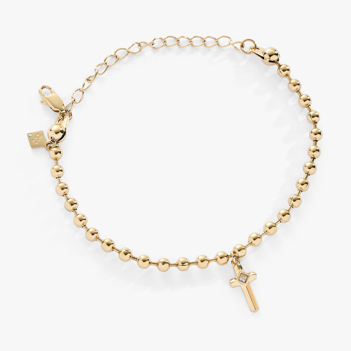 Alex and Ani Cross Ball Chain Bracelet