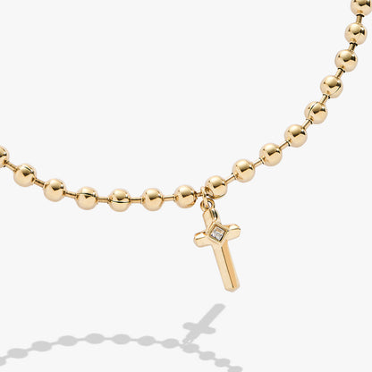 Alex and Ani Cross Ball Chain Bracelet