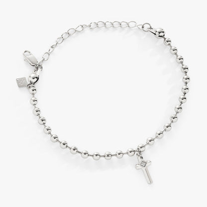 Alex and Ani Cross Ball Chain Bracelet