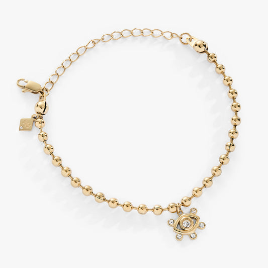 Alex and Ani Evil Eye Ball Chain Bracelet