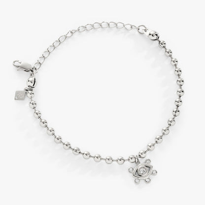 Alex and Ani Evil Eye Ball Chain Bracelet