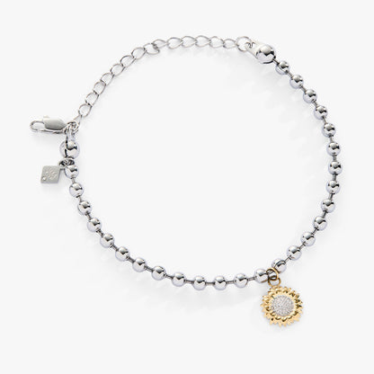 Alex and Ani Sunflower Ball Chain Bracelet