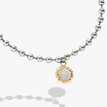 Alex and Ani Sunflower Ball Chain Bracelet