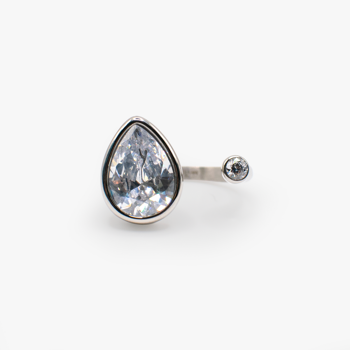 Alex and Ani Crystal Teardrop Ring – Sparkling Bridal and Evening Jewelry