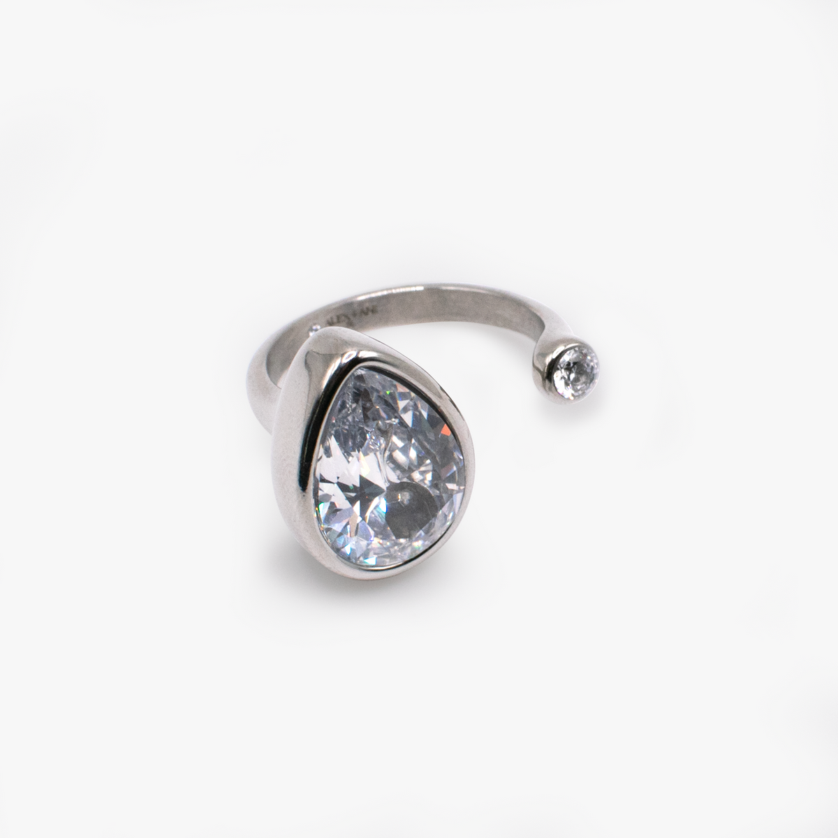Alex and Ani Crystal Teardrop Ring – Sparkling Bridal and Evening Jewelry