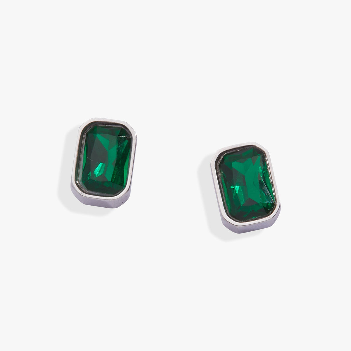 Alex and Ani May Emerald-Cut Birthstone Stud