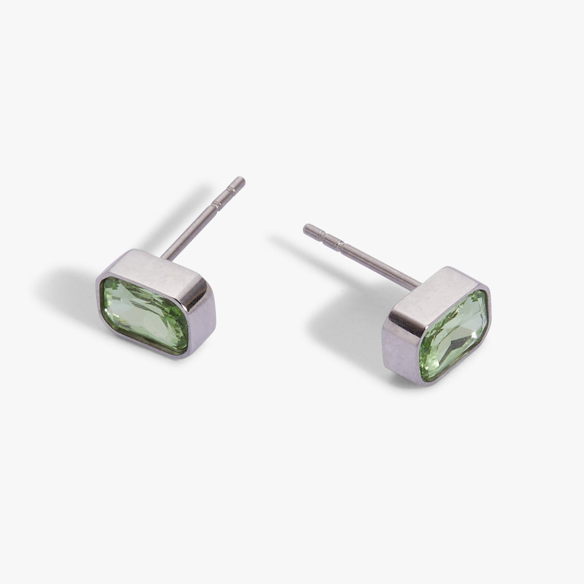 Alex and Ani August Emerald-Cut Birthstone Stud