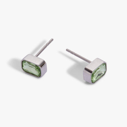 Alex and Ani August Emerald-Cut Birthstone Stud