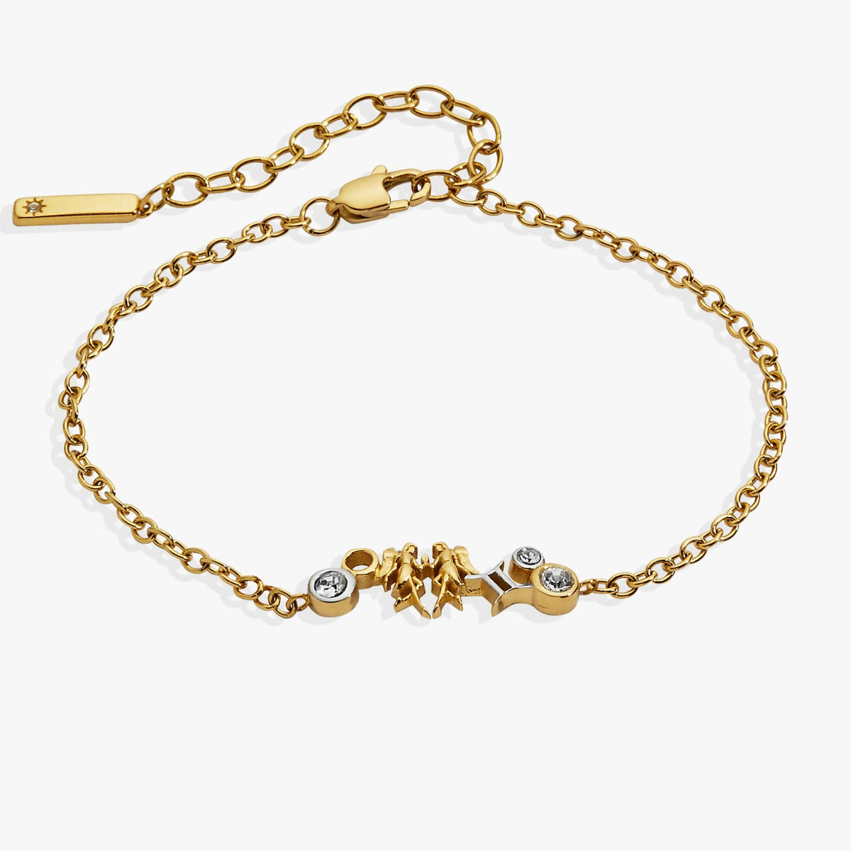 Alex and Ani Gemini Symbol Inline Bracelet