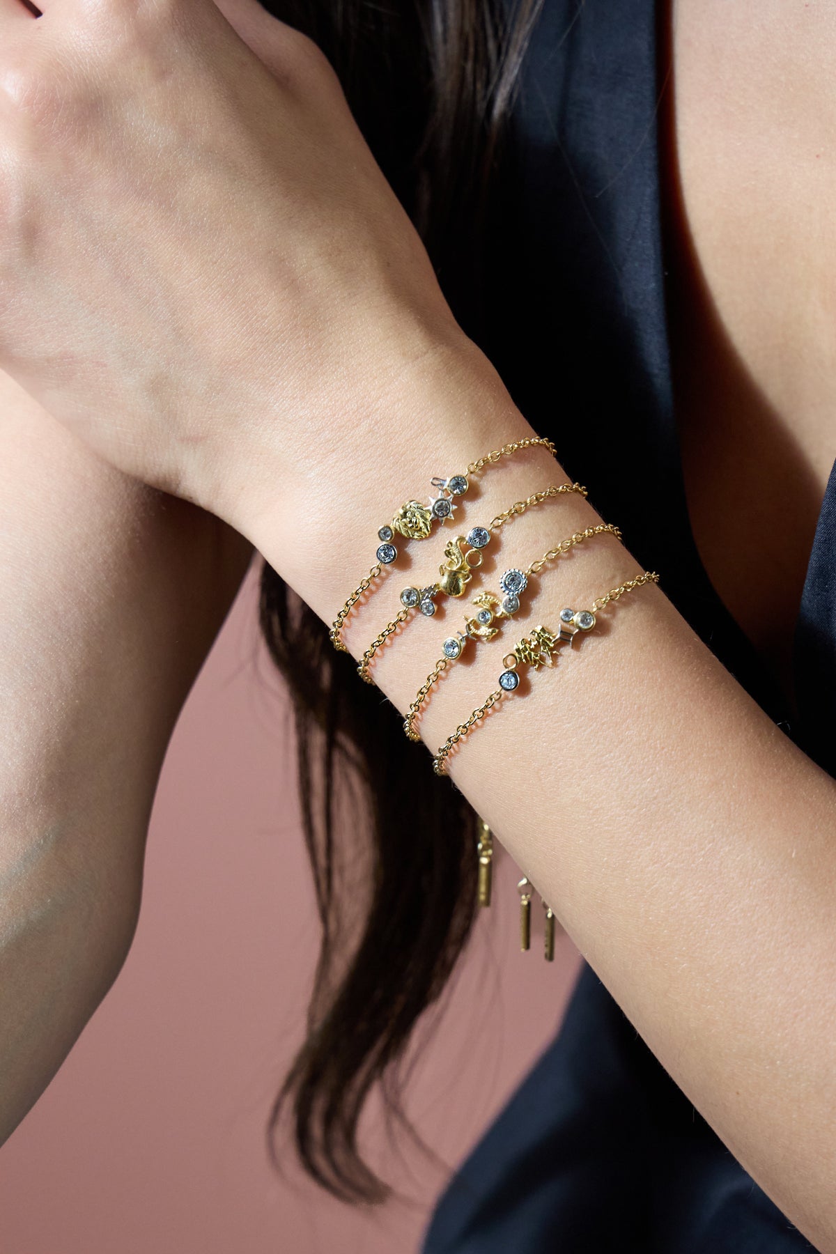 Alex and Ani Gemini Symbol Inline Bracelet