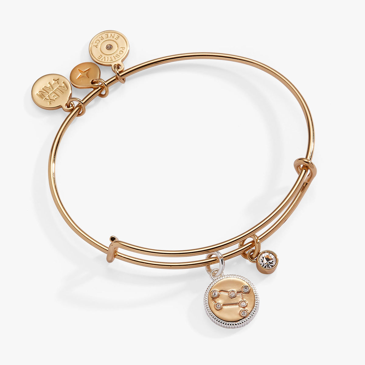 Alex and Ani Gemini Zodiac Charm Bangle