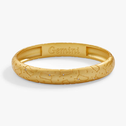Alex and Ani Gemini Zodiac Hinge Bangle